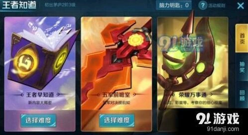 王者荣耀2018王者早知道答案参考