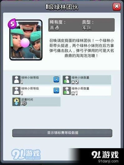 皇室战争绿林团伙组合部队攻略技巧
