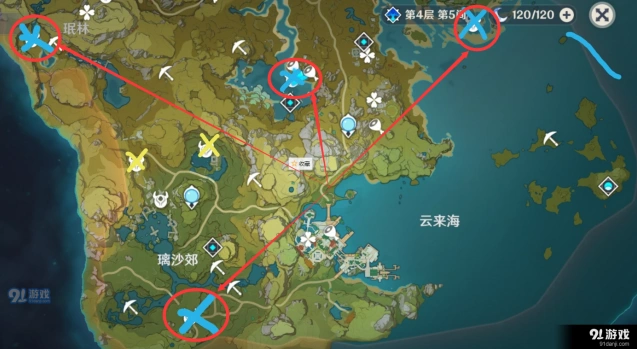 原神卡级刷讨债人位置推荐 讨债人分布详解