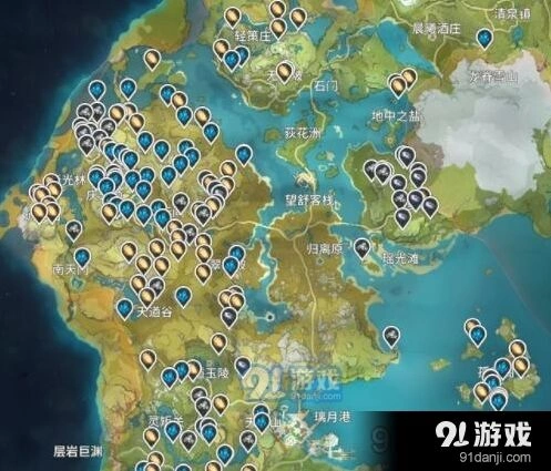 原神矿石分布位置完整教程