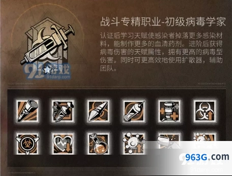 明日之后病毒学家天赋解析