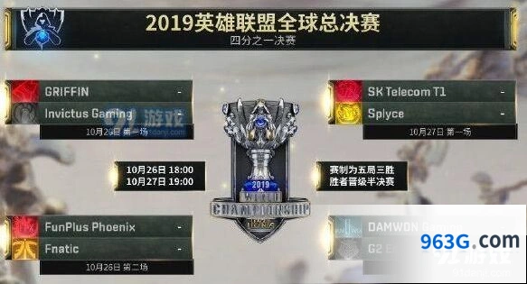 英雄联盟S9八强赛首发阵容抢先看