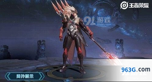 王者荣耀幸存者皮肤红色特效欣赏