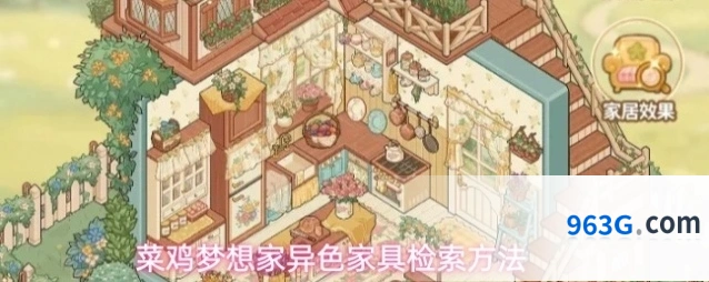 菜鸡梦想家异色家具检索方法
