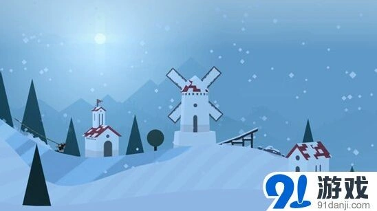 滑雪大冒险剪影