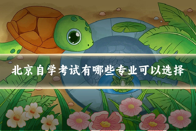 北京自学考试有哪些专业可以选择