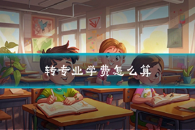 转专业学费怎么算