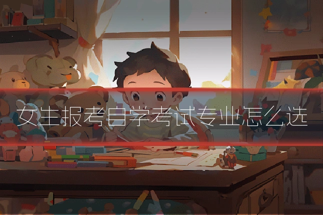 女生报考自学考试专业怎么选