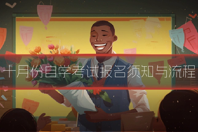 十月份自学考试报名须知与流程