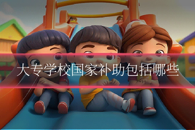 大专学校国家补助包括哪些