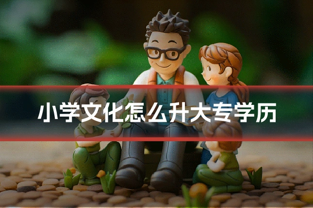 小学文化怎么升大专学历
