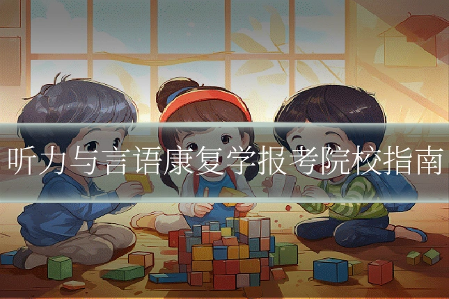 听力与言语康复学报考院校指南
