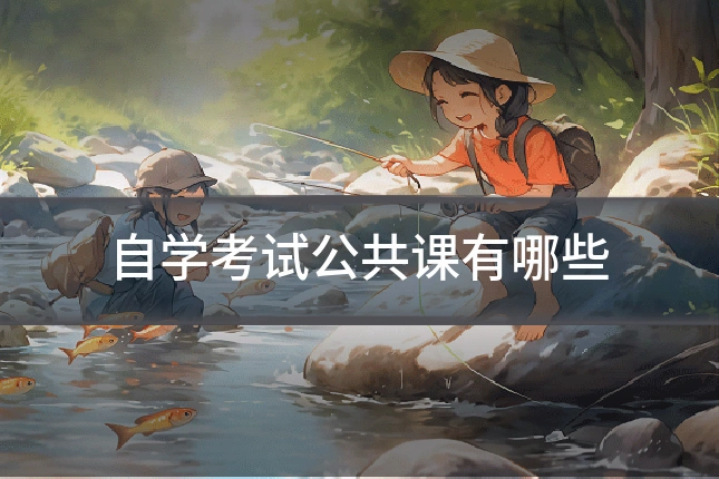 自学考试公共课有哪些