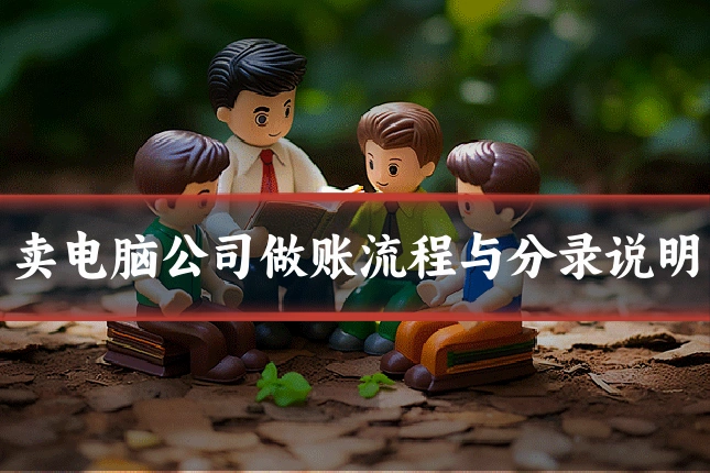 卖电脑公司做账流程与分录说明