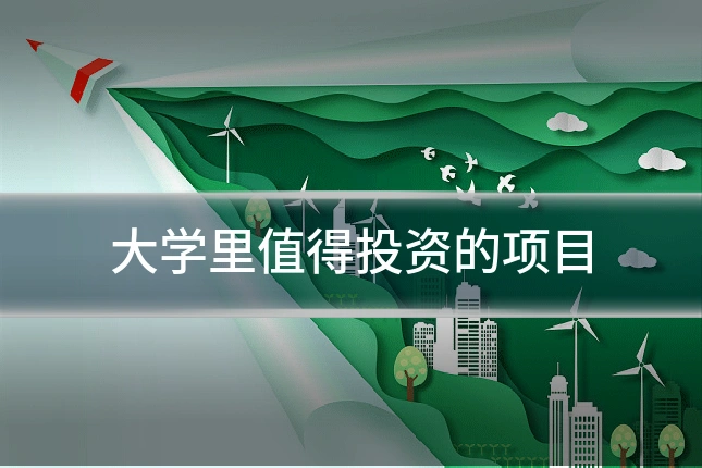 大学里值得投资的项目