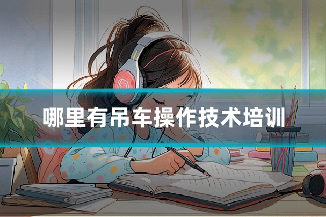 哪里有吊车操作技术培训