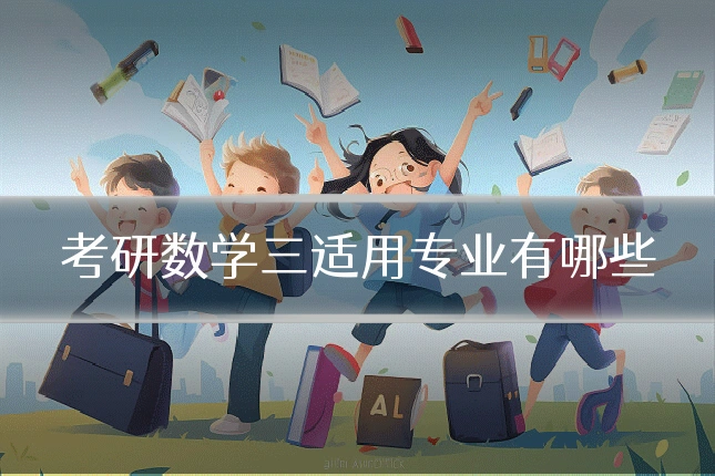 考研数学三适用专业有哪些