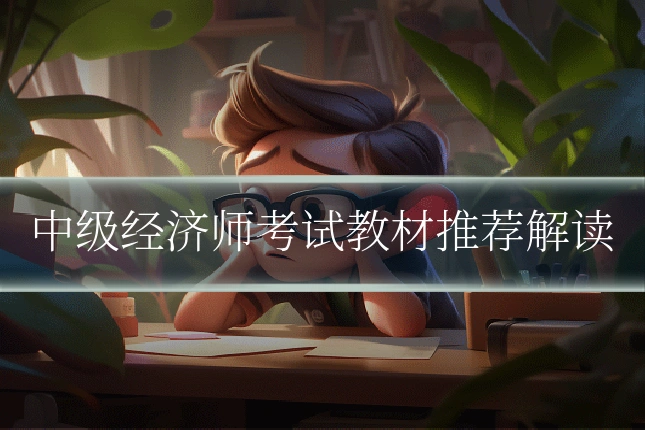 中级经济师考试教材推荐解读