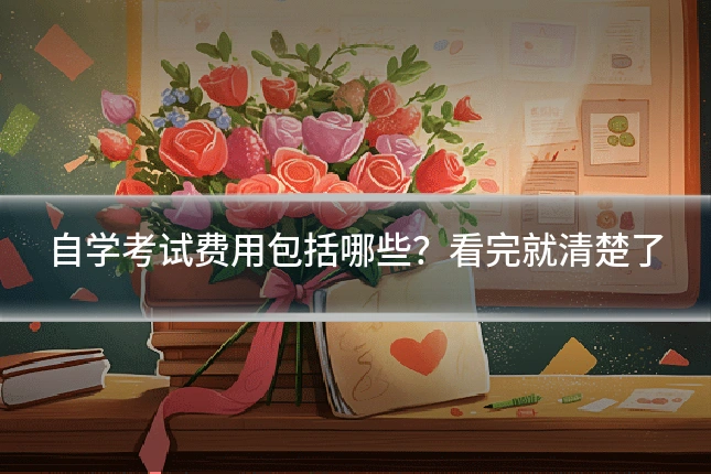 自学考试费用包括哪些？看完就清楚了