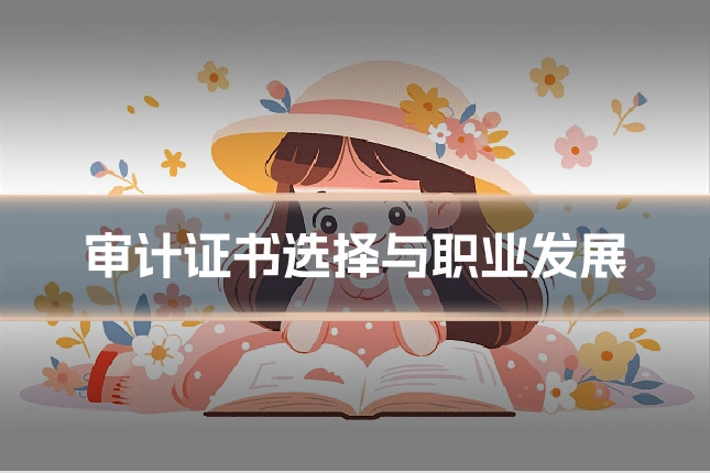 审计证书选择与职业发展