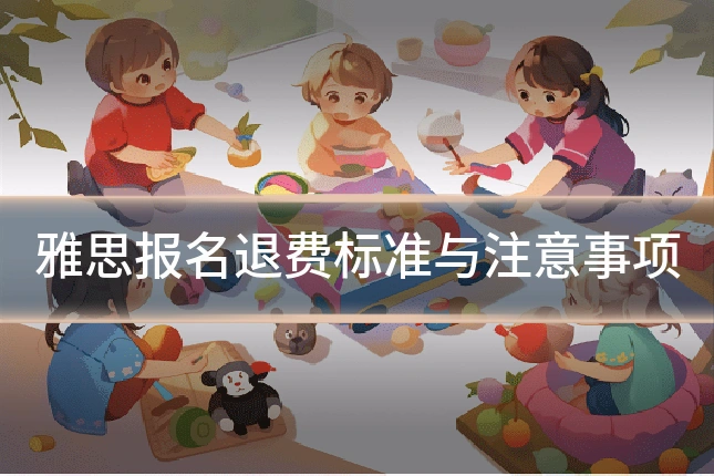 雅思报名退费标准与注意事项