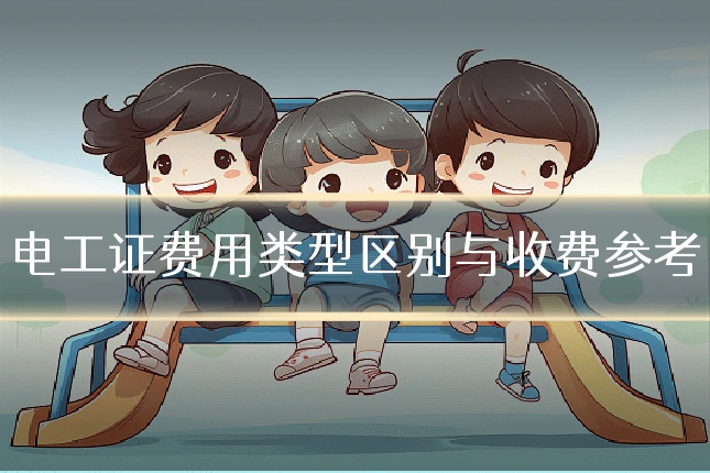 电工证费用类型区别与收费参考