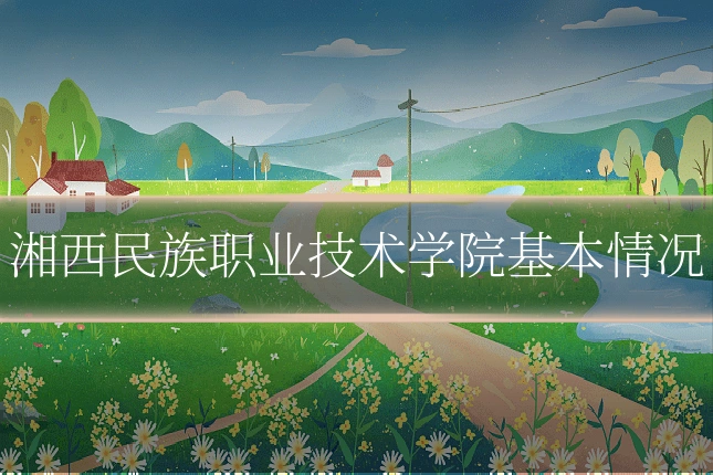 湘西民族职业技术学院基本情况