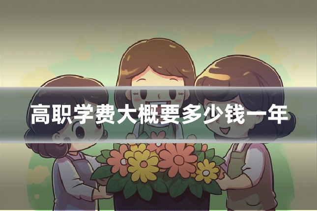高职学费大概要多少钱一年