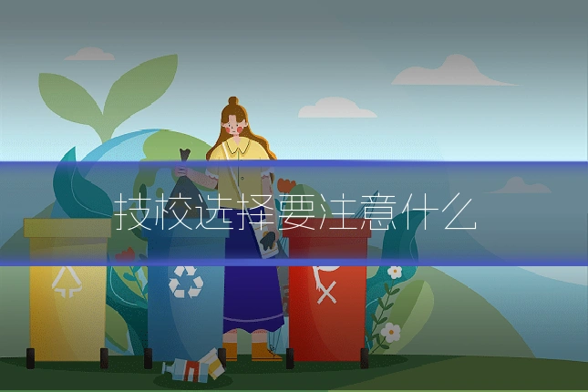技校选择要注意什么