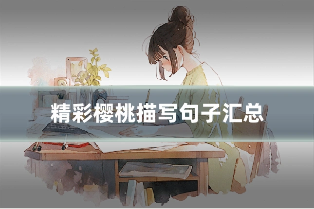 精彩樱桃描写句子汇总