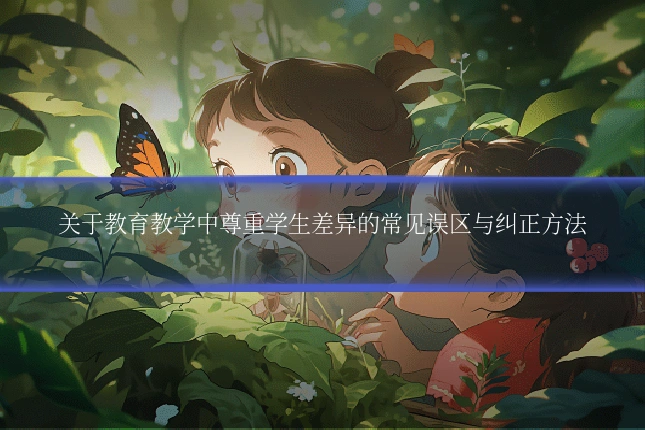 关于教育教学中尊重学生差异的常见误区与纠正方法
