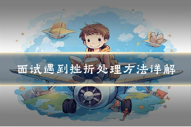 面试遇到挫折处理方法详解