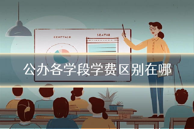 公办各学段学费区别在哪