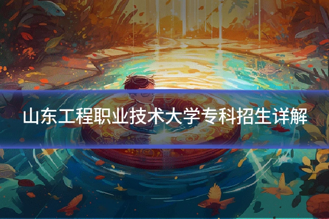 山东工程职业技术大学专科招生详解