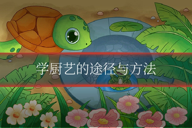 学厨艺的途径与方法