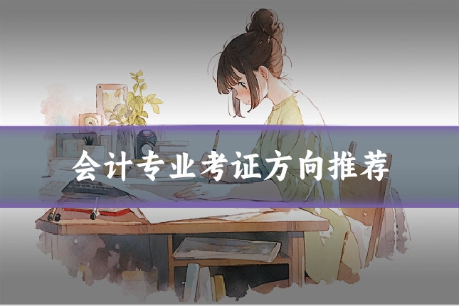 会计专业考证方向推荐