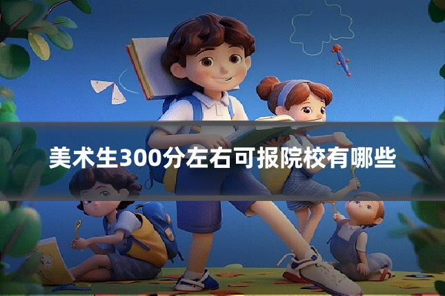 美术生300分左右可报院校有哪些