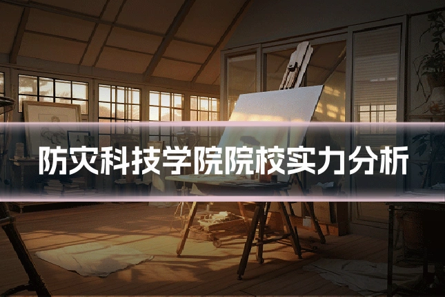 防灾科技学院院校实力分析
