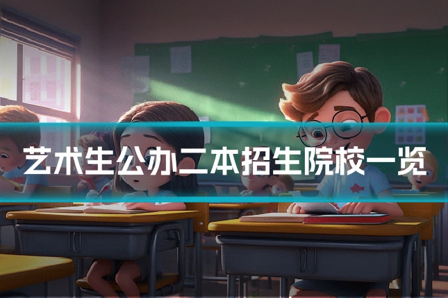 艺术生公办二本招生院校一览