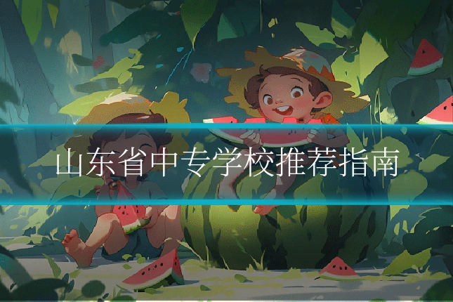 山东省中专学校推荐指南