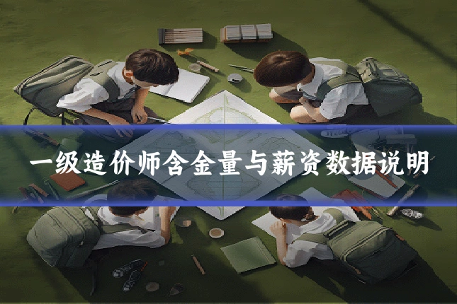 一级造价师含金量与薪资数据说明