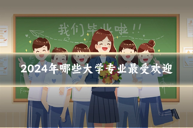 2024年哪些大学专业最受欢迎