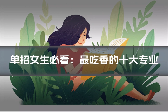 单招女生必看：最吃香的十大专业