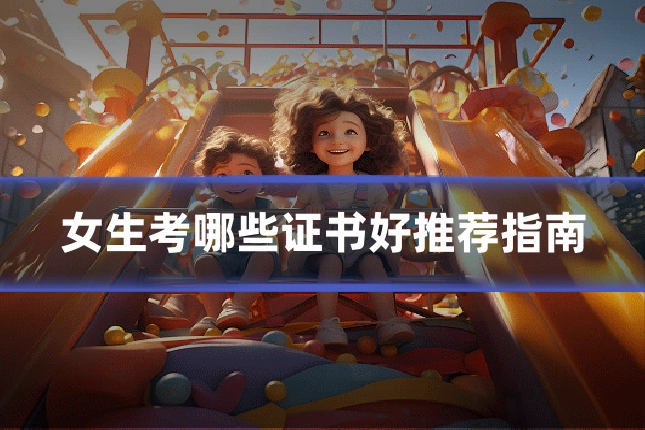女生考哪些证书好推荐指南