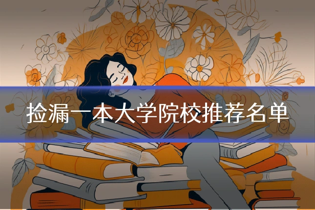 捡漏一本大学院校推荐名单