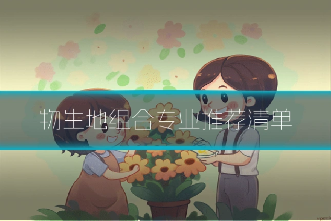物生地组合专业推荐清单