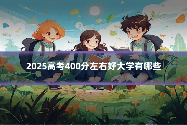 2025高考400分左右好大学有哪些