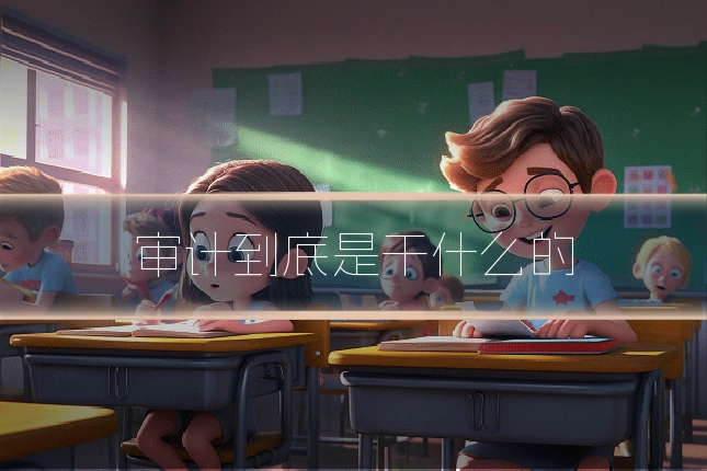 审计到底是干什么的