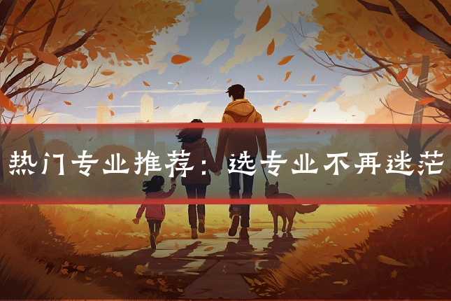 热门专业推荐：选专业不再迷茫