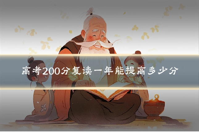 高考200分复读一年能提高多少分